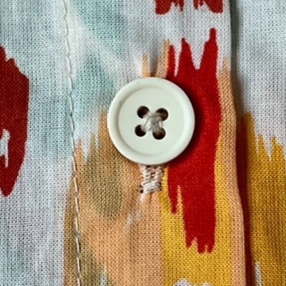 ZARA NWT The Melinda Midi Oyster White Printed Shirt Dress With Belt Size Small - Picture 15 of 15